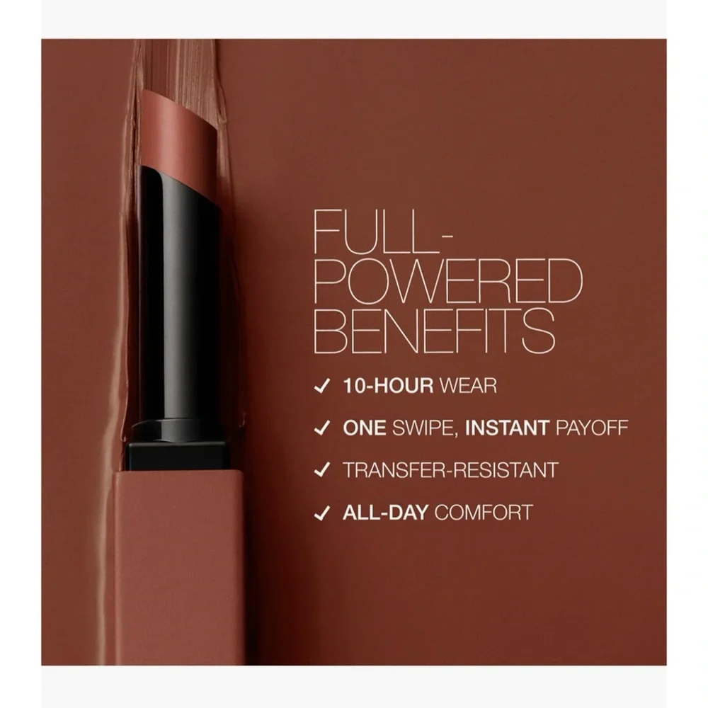 NARS Powermatte Matte Feel My Fire 130 Lipstick 0.05 oz 1.5 g NIB